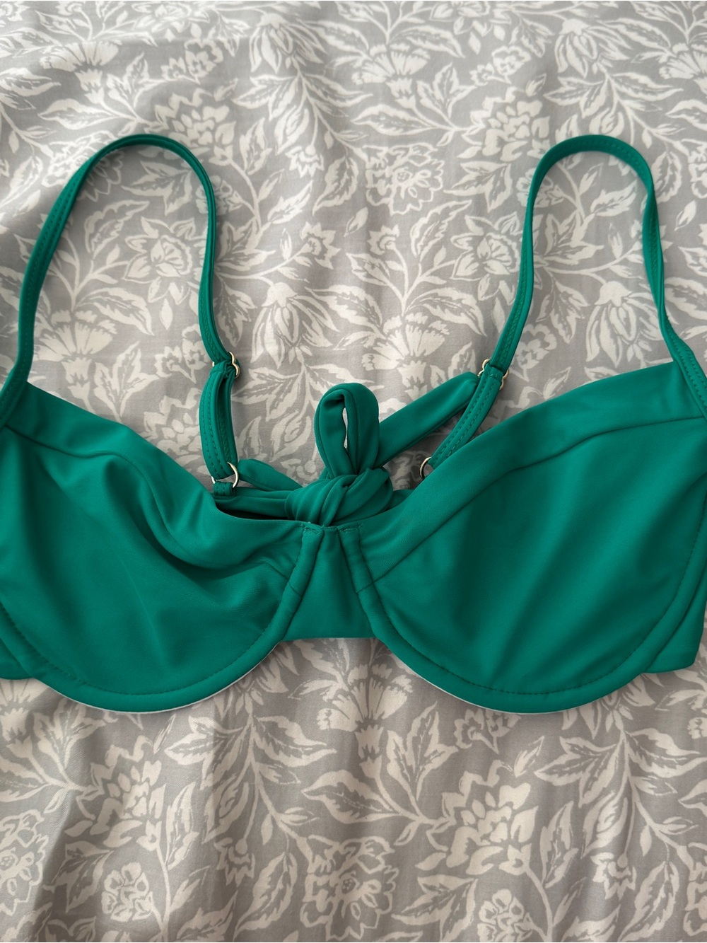 Teal Green Underwire Bikini Top